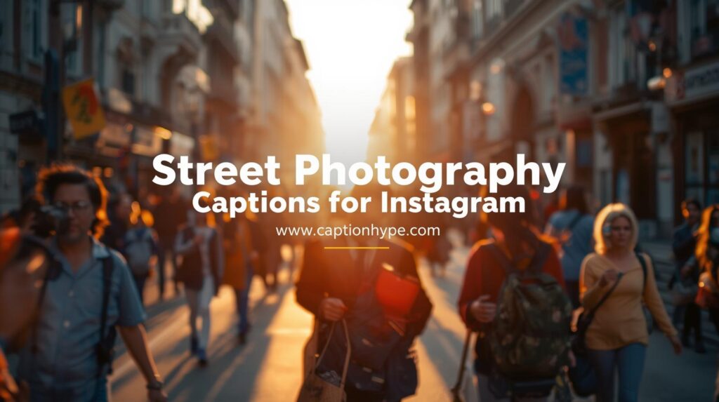 Street Photography Captions for Instagram