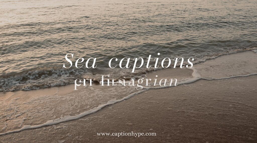 sea captions for instagram