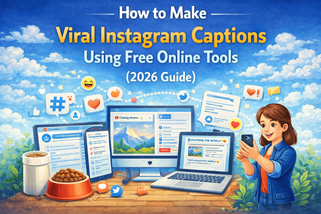 Viral Instagram Captions Using Free Online Tools
